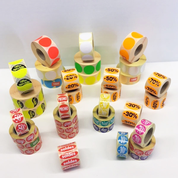 STICKERS EN ROULEAUX STICKERS EN ROULEAUX