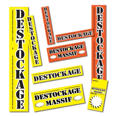 Affiches DESTOCKAGE MASSIF Affiches DESTOCKAGE MASSIF
