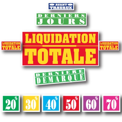Affiches LIQUIDATION TOTALE 02 Affiches LIQUIDATION TOTALE 02