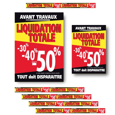 Affiches LIQUIDATION TOTALE 04 Affiches LIQUIDATION TOTALE 04