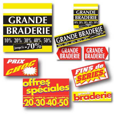 Affiches GRANDE BRADERIE