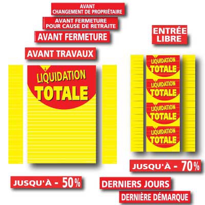 Affiches LIQUIDATION TOTALE 01