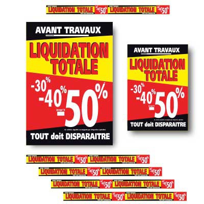 Affiches LIQUIDATION TOTALE 04