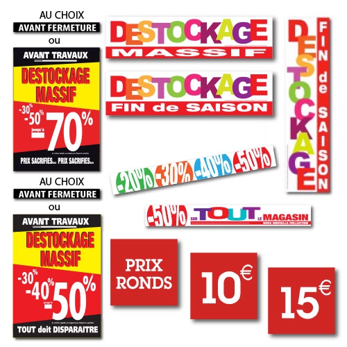 Stickers DESTOCKAGE