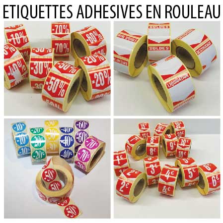 STICKERS en ROULEAU STICKERS en ROULEAU