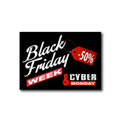 Affiche "BLACK FRIDAY" L50 H35 cm