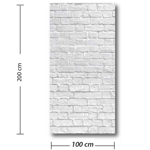 PANO VITRINE BRIQUES L100 H 200 cm 