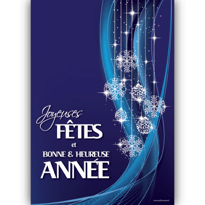 Panneau Joyeuses Fêtes 1 L70 H100 cm