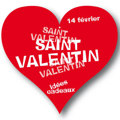 Carton découpé Saint Valentin L48 H46 cm