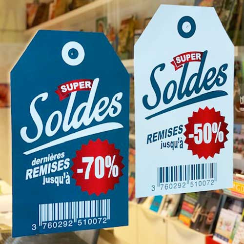 Carton 2 en 1 SOLDES  L36 H60cm avec ventouse à pression