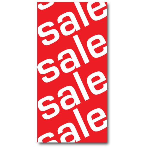 Affiche "SALE" L40 H80 cm