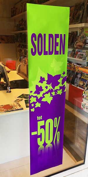 Poster "SOLDEN" L40 H168 cm