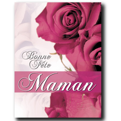 Coeur carton Bonne fête maman L48 H46 cm - Achat Vente chez Affichesstore