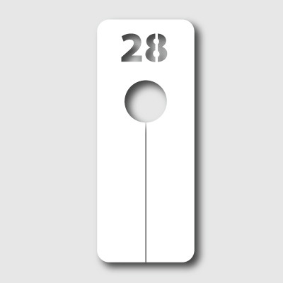 Separateur de taille 28 blanc