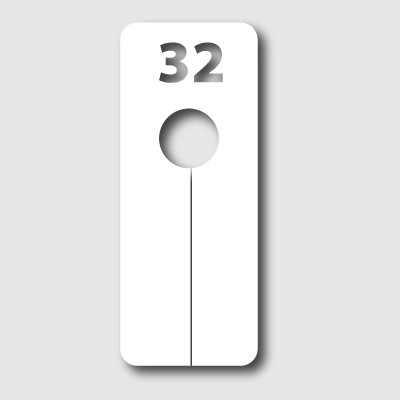 Separateur de taille 32 blanc