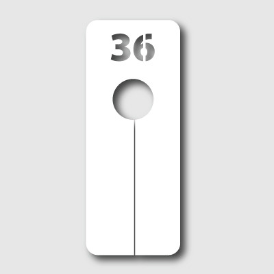 Separateur de  taille 36 blanc