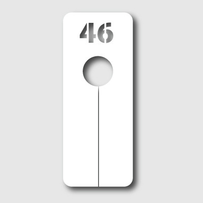 Separateur de taille 46  blanc