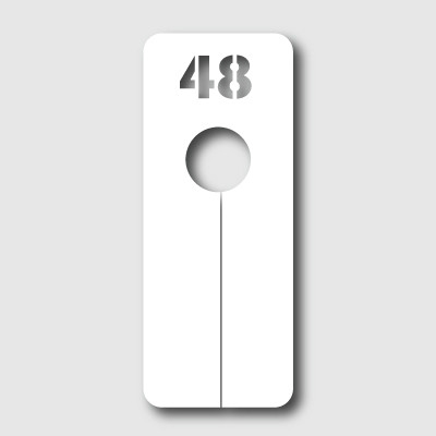 Separateur de taille 48  blanc