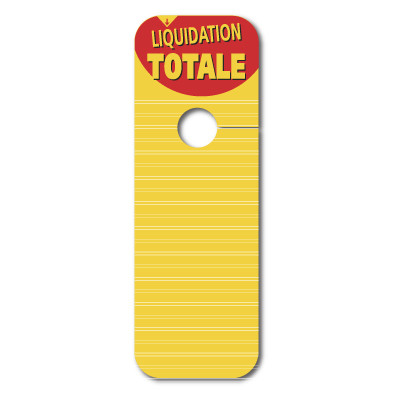 5 cartons "LIQUIDATION TOTALE"