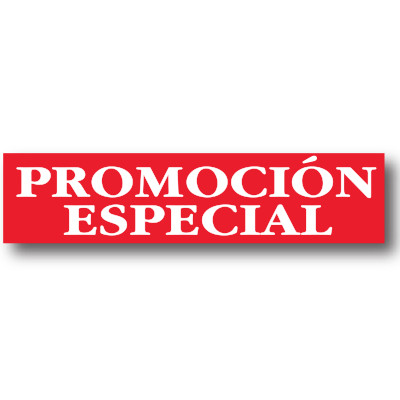 Cartel PROMOCION ESPECIAL, 82 x 20 cm 