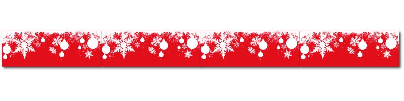 Affiche bandeau "NOEL" L168 H10 cm