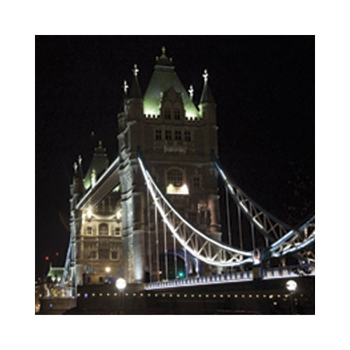 Sticker pour table IKEA Lack décor "LONDON TOWER" L55 H 55 cm