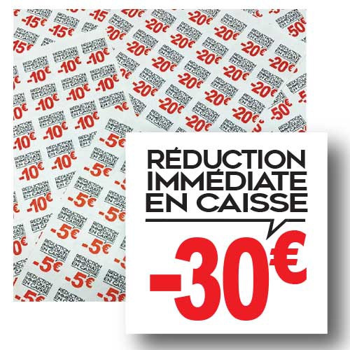 Planche de 48 stickers 35x35 mm -30€