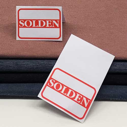 500 stuks paper 80g. L70 H100mm SOLDEN