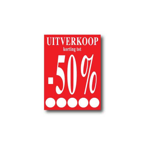 Forex 3mm "UITVERKOOP-50% " L30 H40cm