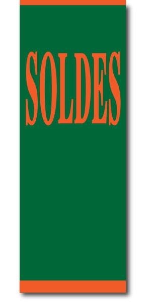 Affiche "SOLDES" L60 H168 cm