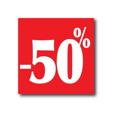 Affiches 10% 20% 30% 40% 50% 60% 70% - SOLDES - Achat Vente chez  Affichesstore