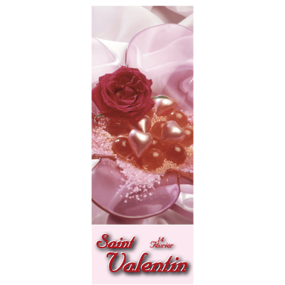 Affiche "Saint Valentin" L43 H120 cm