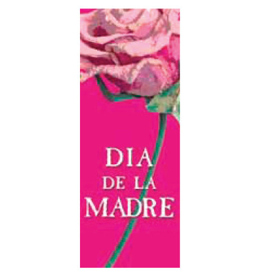 Cartel DIA DE LA MADRE, 30 x 83 cm