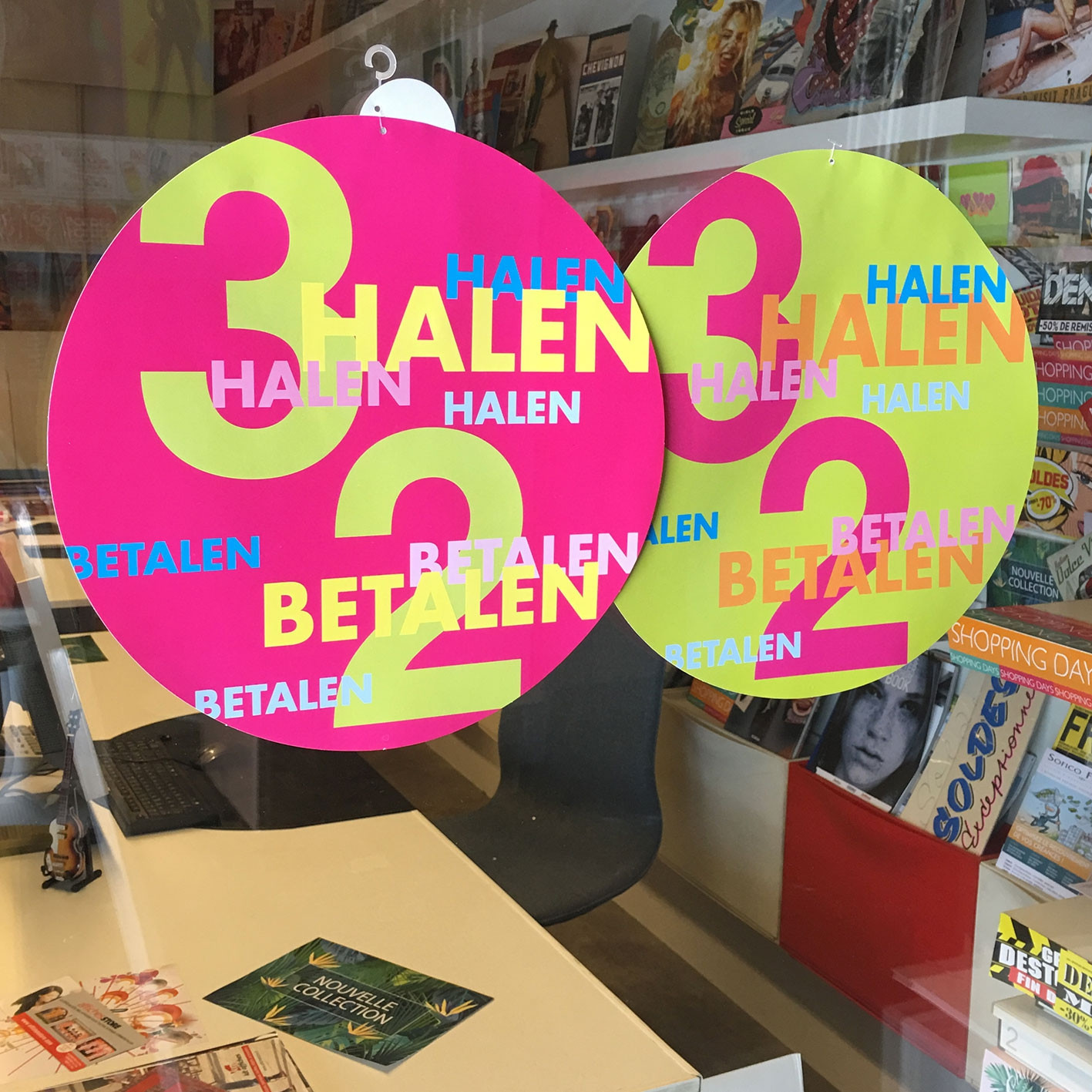 CARDBOARD 3 HALEN 2 BETALEN L34 H34 cm