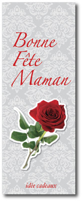 Affiche "BONNE FÊTE MAMAN" L42 H115 cm