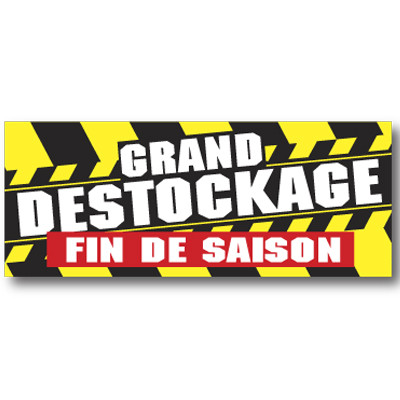 Panneau PVC GRAND DESTOCKAGE FIN DE SAISON, 50x20cm