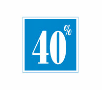 Poster "40%"