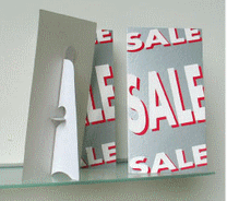 Cardboard "SALE" avec chevalet arrière