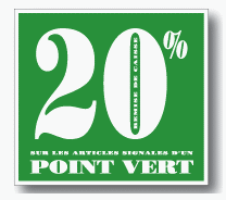 Affiche "20%" L44 H30 cm