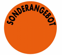 500 stickers "SONDERANGEBOT" 35 mm