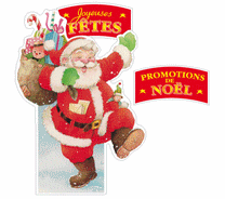 Carton "Père Noël" L80 H116 cm