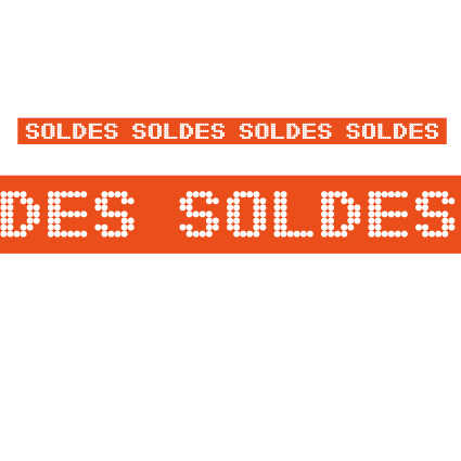 Bandeau "SOLDES"