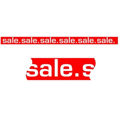 Poster "sale.sale.sale...." 168 X 10 CM