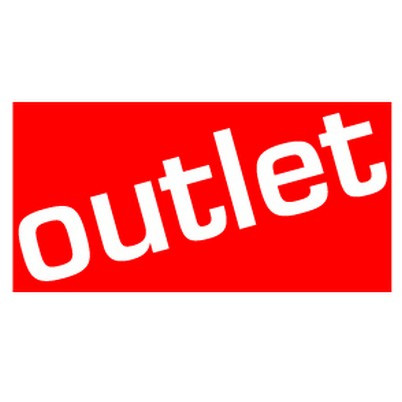 Poster "outlet" 60 X 30 CM