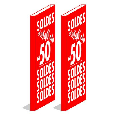 Cache portillon antivol  "SOLDES -20%-30%-40%-50%"