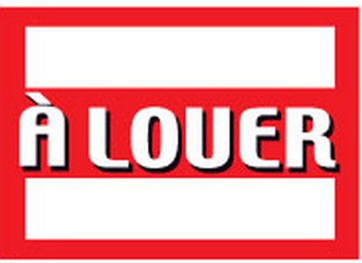 Panneau  "À LOUER" L100 H70 cm