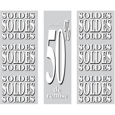 Kit 3 affiches "SOLDES "