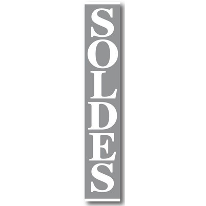 Affiche "SOLDES" L30 H168 cm