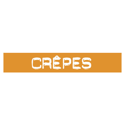 STICKER satiné L60 H10 cm "CRÊPES"