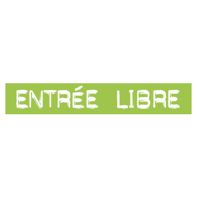 STICKER satiné L60 H10 cm "ENTREE LIBRE"